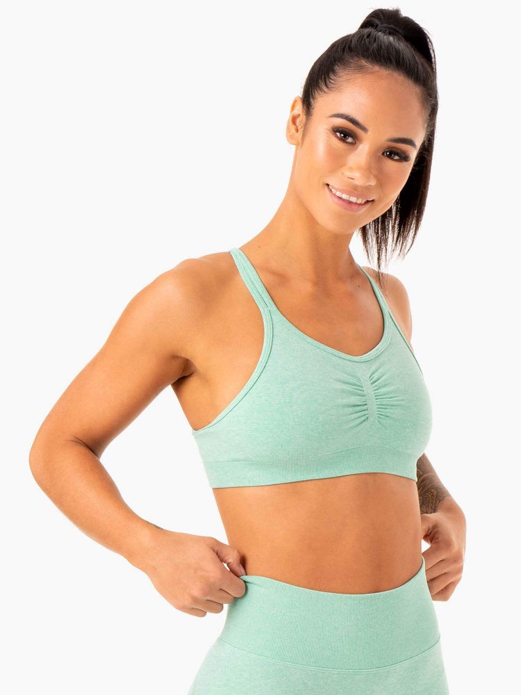 Ryderwear Sculpt Seamless Sports Bra Mintgröna | BCY-832659