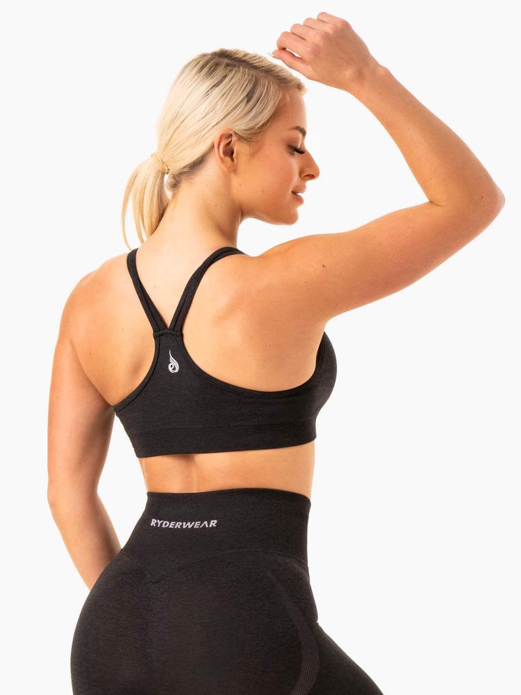 Ryderwear Sculpt Seamless Sports Bra Svarta | WXC-143876