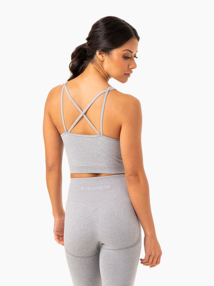 Ryderwear Sculpt Seamless Tank Grå | SXA-803942