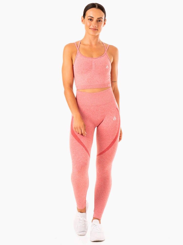 Ryderwear Sculpt Seamless Tank Rosa | FVX-926517