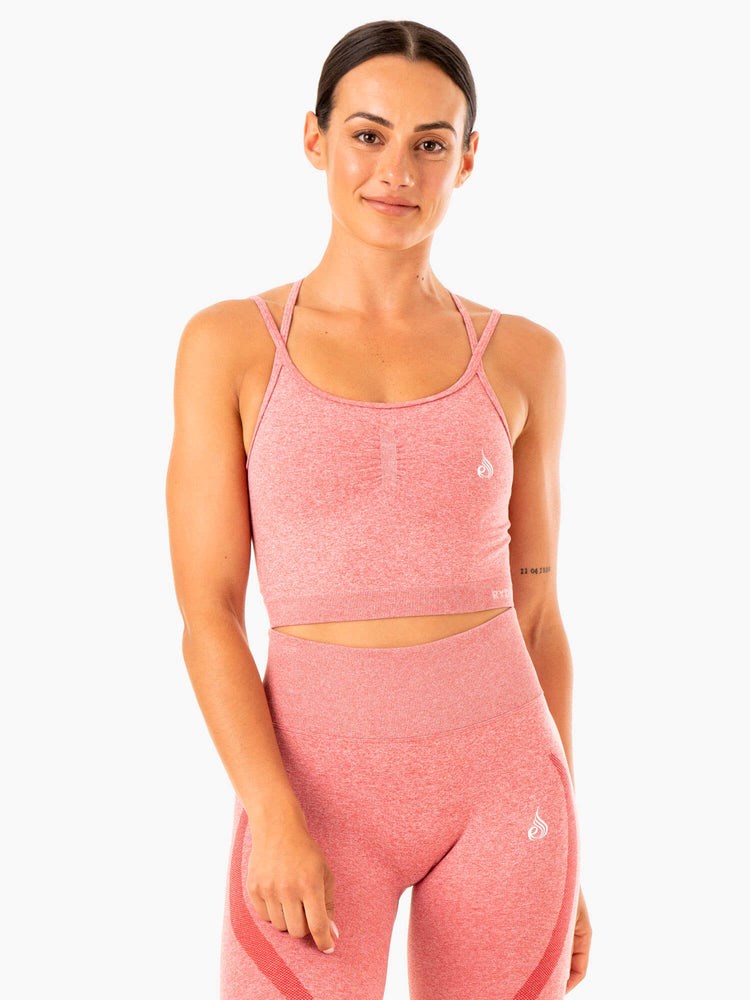 Ryderwear Sculpt Seamless Tank Rosa | FVX-926517