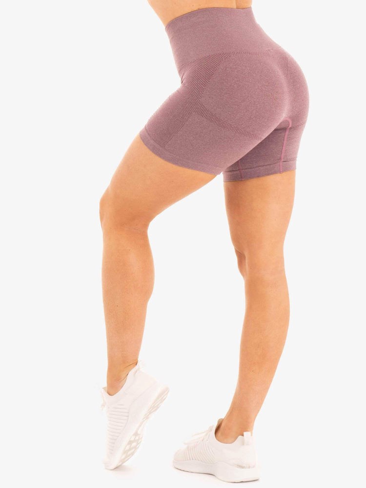 Ryderwear Seamless Staples Shorts Lila | AXE-529630