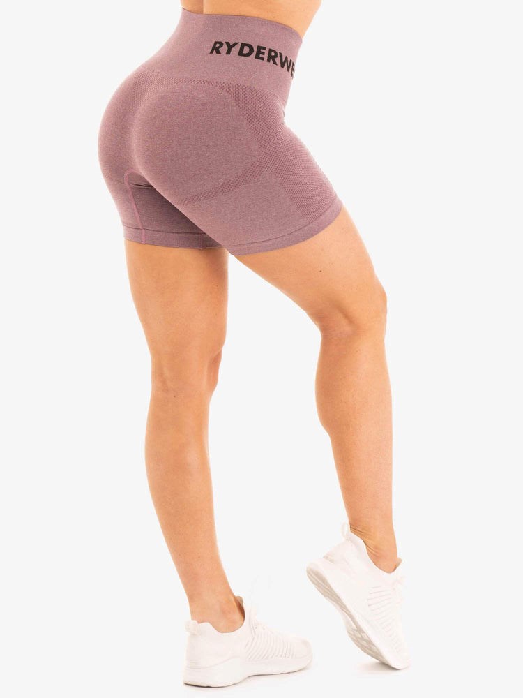 Ryderwear Seamless Staples Shorts Lila | AXE-529630