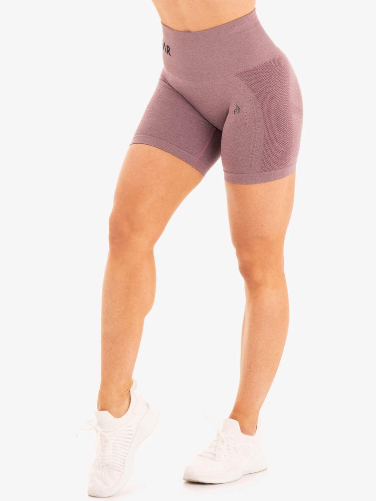 Ryderwear Seamless Staples Shorts Lila | AXE-529630