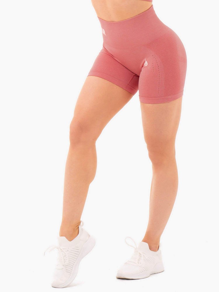 Ryderwear Seamless Staples Shorts Rosa Rosa | ERS-576809