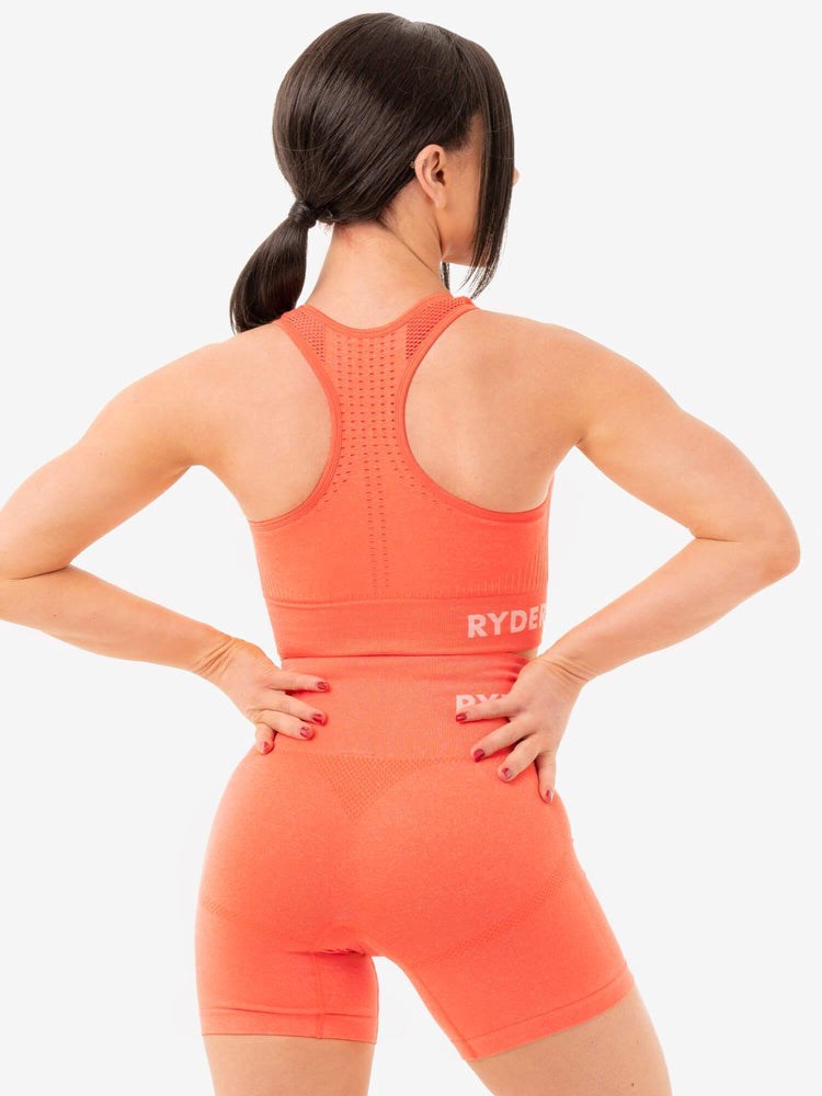 Ryderwear Seamless Staples Sports Bra Orange | YCL-753160