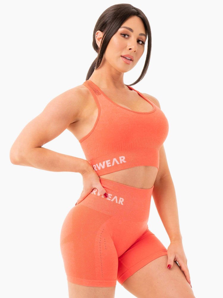 Ryderwear Seamless Staples Sports Bra Orange | YCL-753160