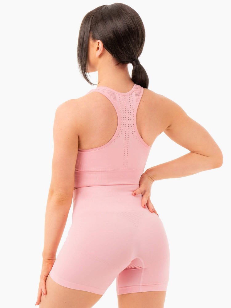 Ryderwear Seamless Staples Sports Bra Rosa | SQF-286513