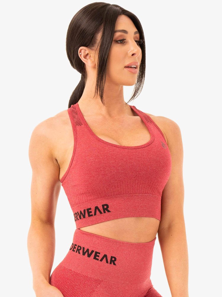 Ryderwear Seamless Staples Sports Bra Röda | MQA-584719