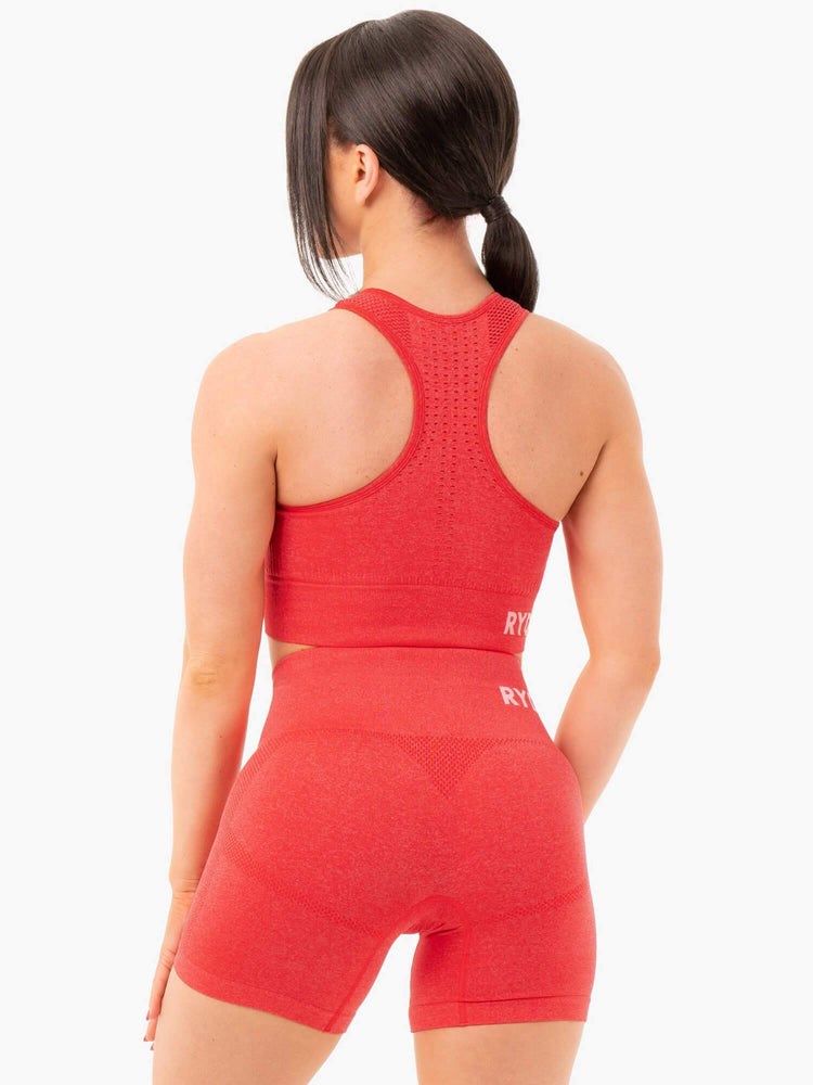 Ryderwear Seamless Staples Sports Bra Röda | WSO-630718