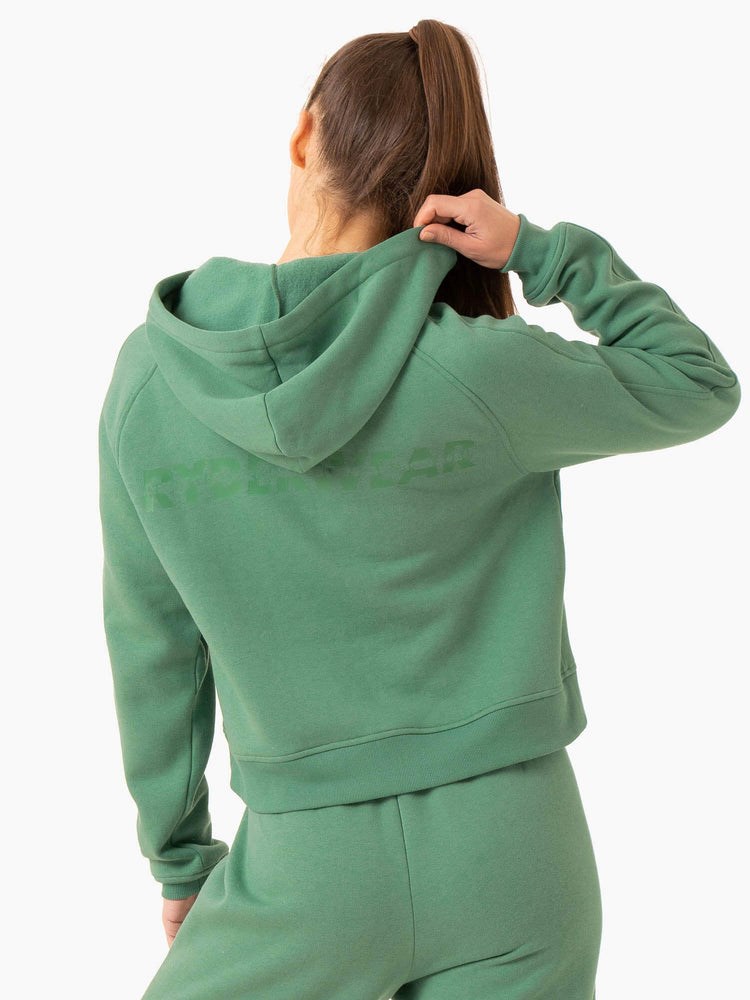 Ryderwear Sideline Hoodie Gröna | FEH-596347