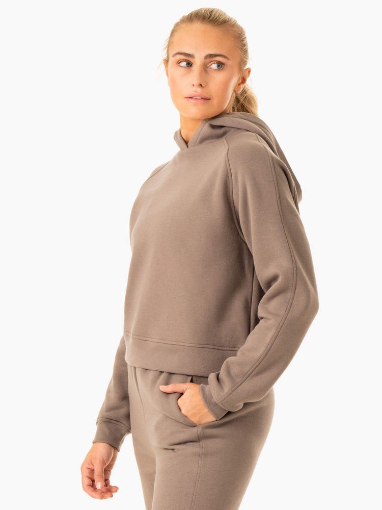 Ryderwear Sideline Hoodie Taupe | TJZ-640937