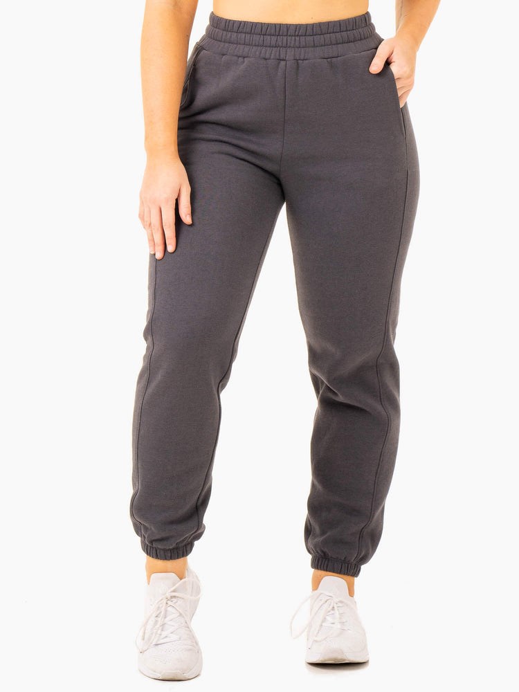 Ryderwear Sideline Track Pants Charcoal | DPG-468729