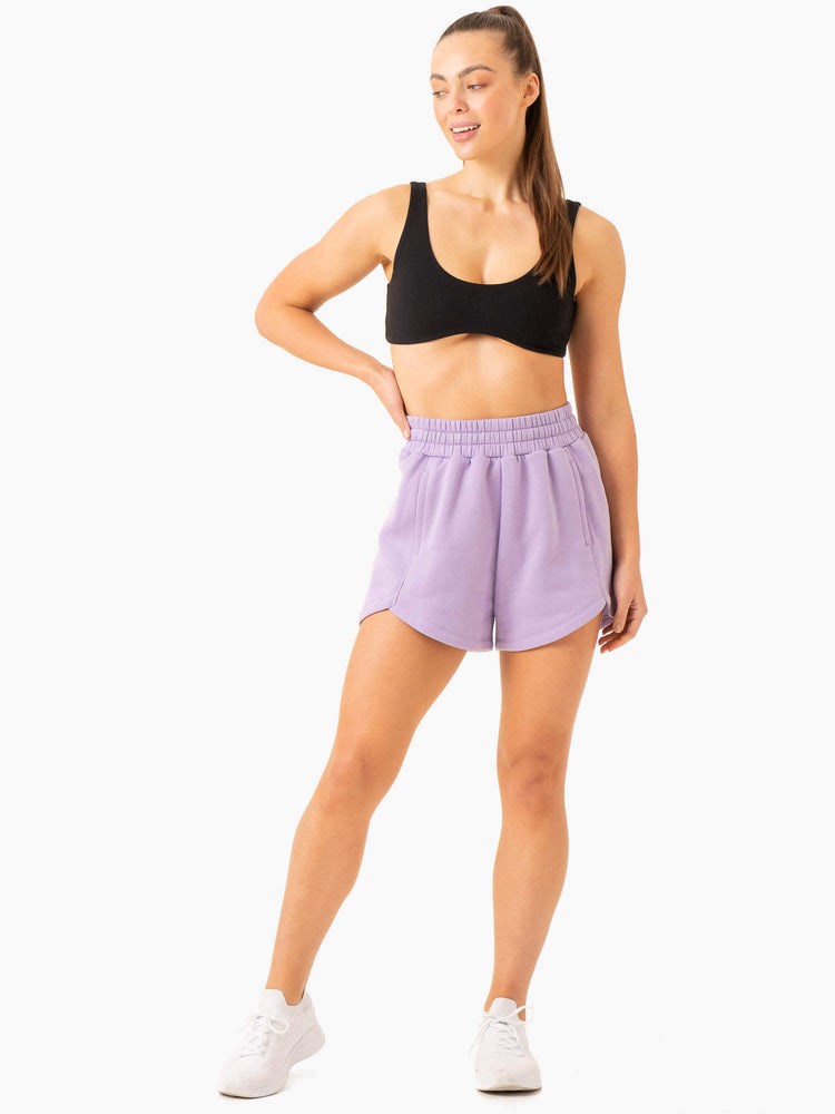 Ryderwear Sideline Track Shorts Lilac | IXH-285940