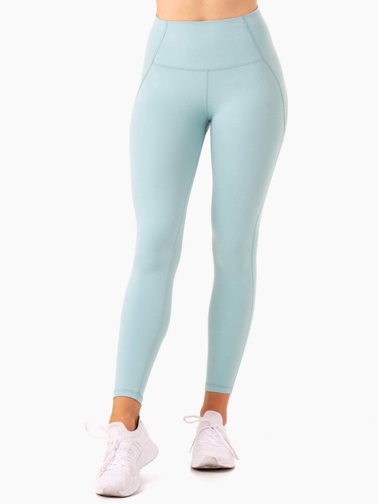 Ryderwear Sola High Waisted Leggings Blå | JRV-738529