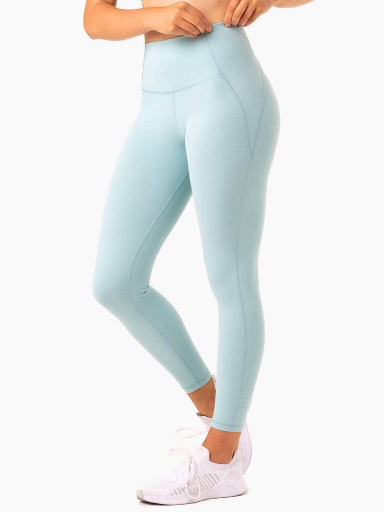 Ryderwear Sola High Waisted Leggings Blå | JRV-738529