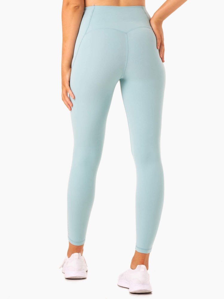 Ryderwear Sola High Waisted Leggings Blå | JRV-738529