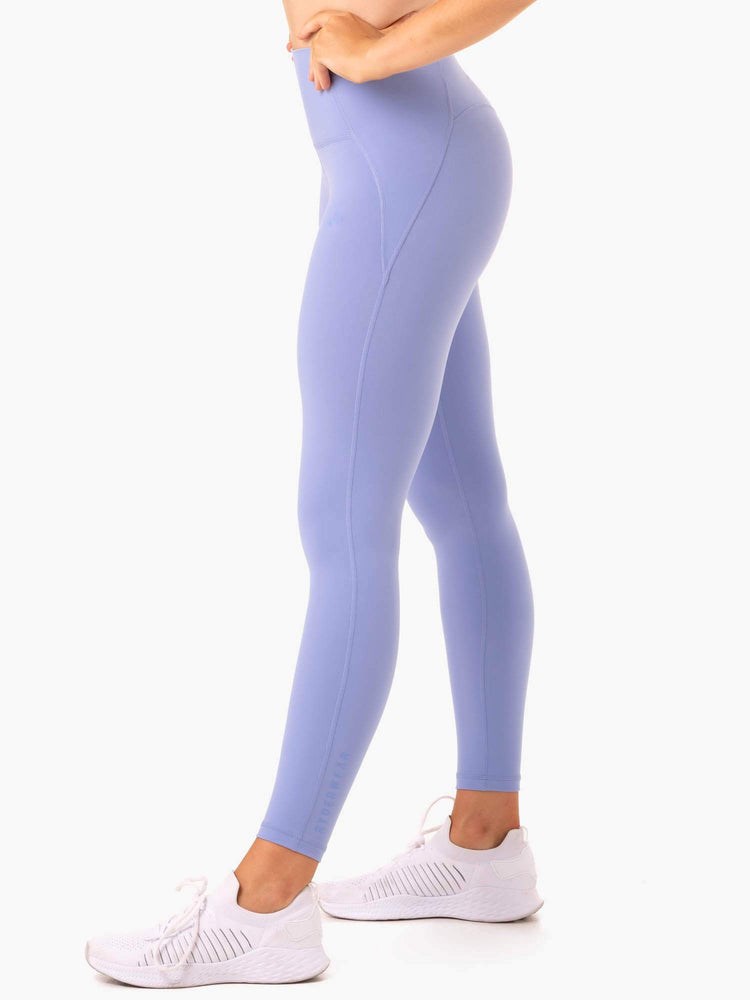 Ryderwear Sola High Waisted Leggings Lila | CBE-690321