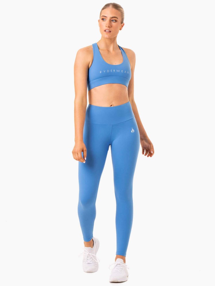 Ryderwear Staples Scrunch Bum Leggings Blå | AZC-916548