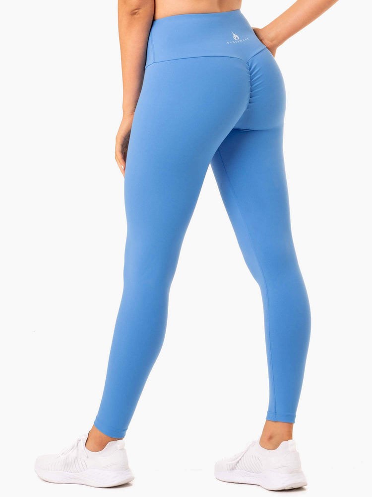 Ryderwear Staples Scrunch Bum Leggings Blå | AZC-916548