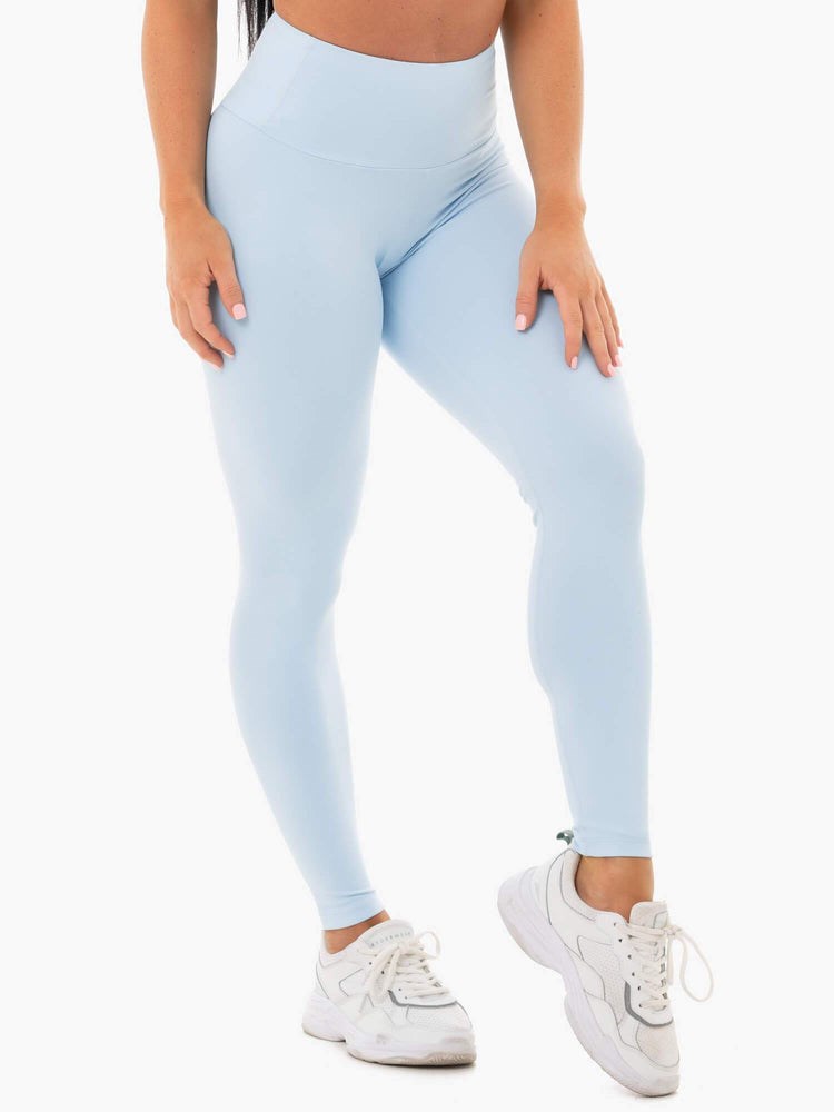 Ryderwear Staples Scrunch Bum Leggings Blå | EDO-054392