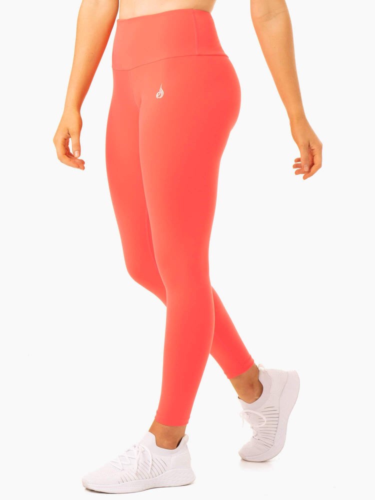 Ryderwear Staples Scrunch Bum Leggings Korall | PCY-045891