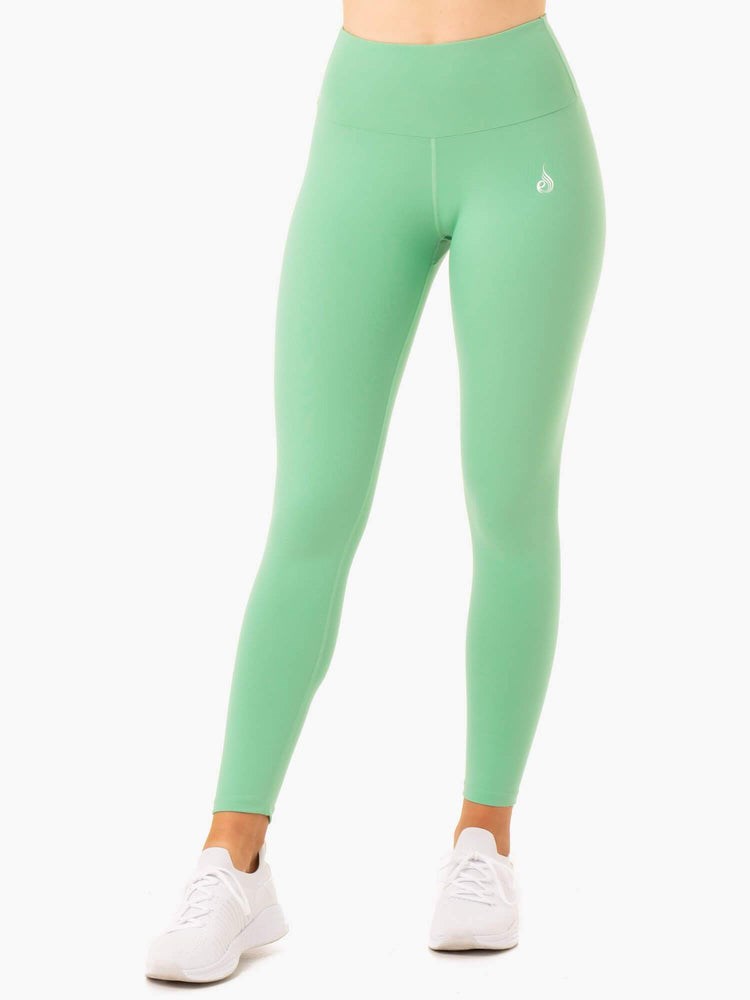 Ryderwear Staples Scrunch Bum Leggings Neomint | OEK-187390