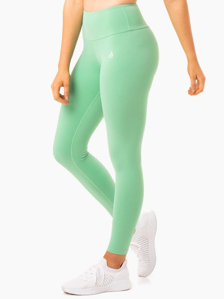 Ryderwear Staples Scrunch Bum Leggings Neomint | OEK-187390