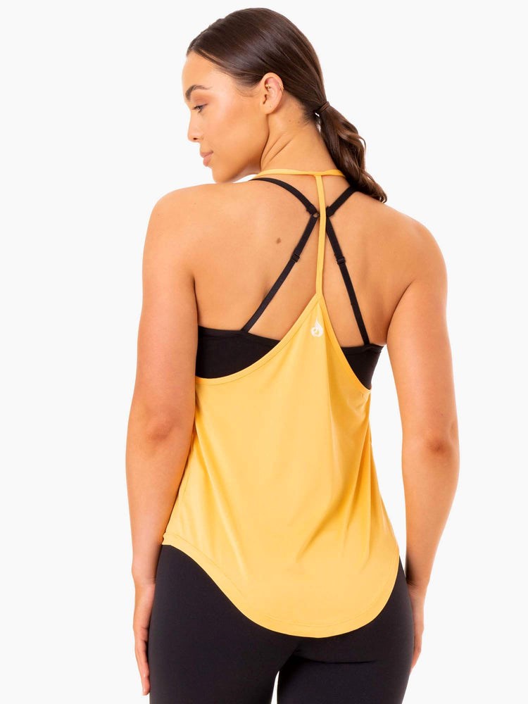 Ryderwear Staples Slinky T-Back Mango | XYM-054986