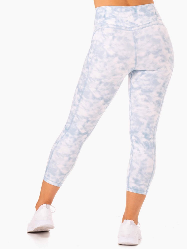 Ryderwear Tie Dye 7/8 Leggings Blå | GIM-971563