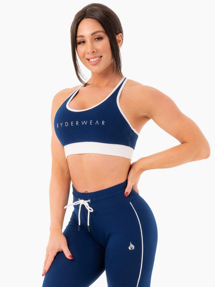 Ryderwear Track Sports Bra Marinblå | BAG-231965