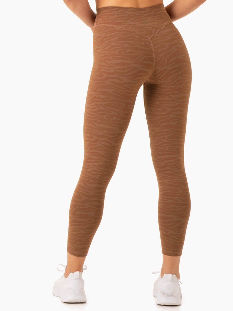 Ryderwear Transform High Waisted Leggings Choklad | JXZ-057846