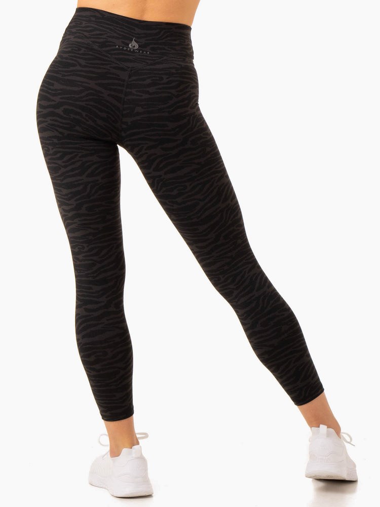 Ryderwear Transform High Waisted Leggings Svarta | WAP-864192