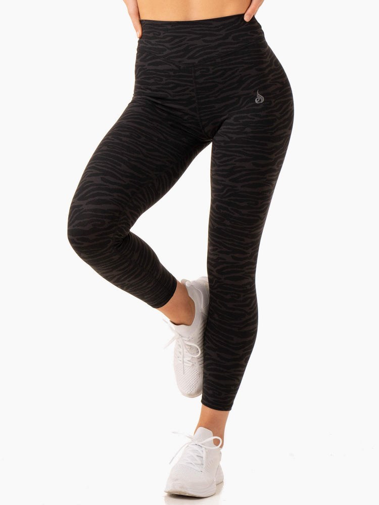 Ryderwear Transform High Waisted Leggings Svarta | WAP-864192