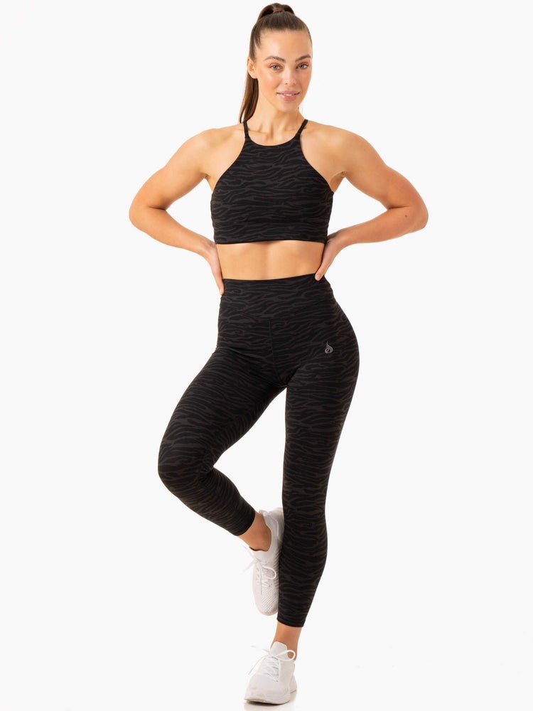 Ryderwear Transform High Waisted Leggings Svarta | WAP-864192