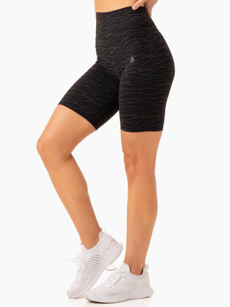 Ryderwear Transform Mid Length Shorts Svarta | LFK-836904