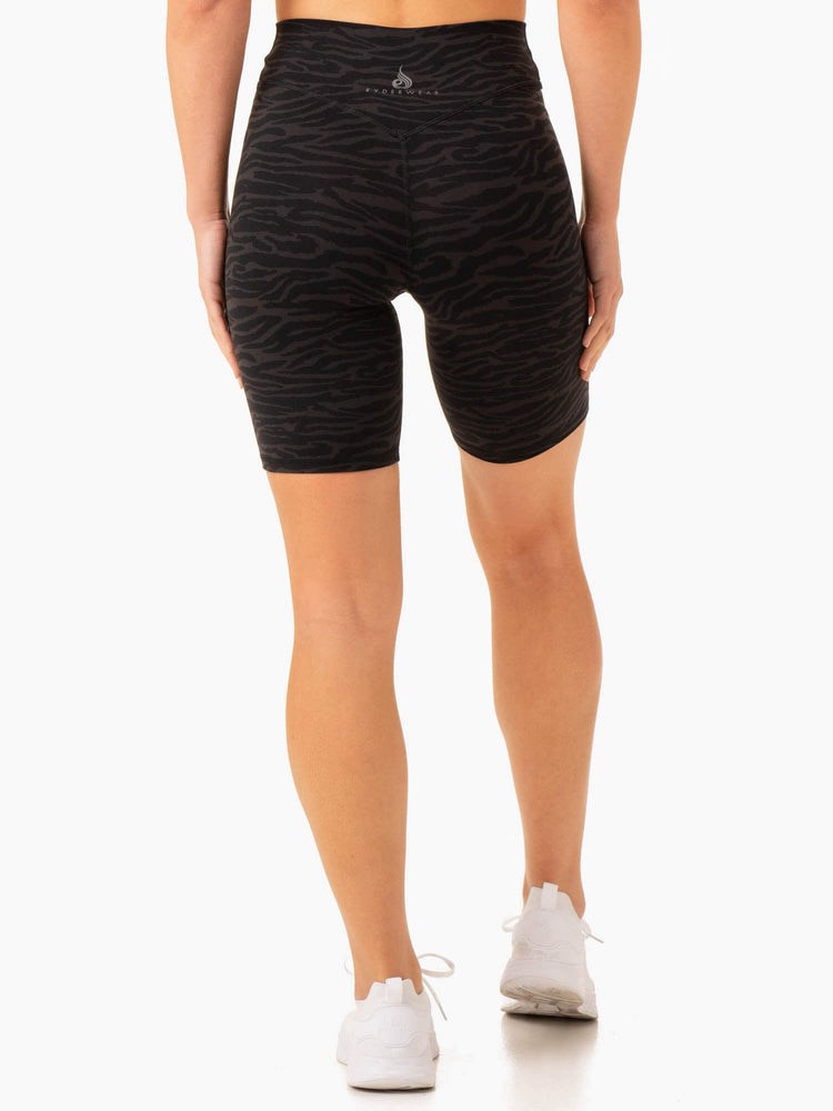 Ryderwear Transform Mid Length Shorts Svarta | LFK-836904