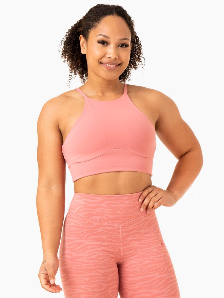 Ryderwear Transform Reversible Sports Crop Rosa | JNT-946350