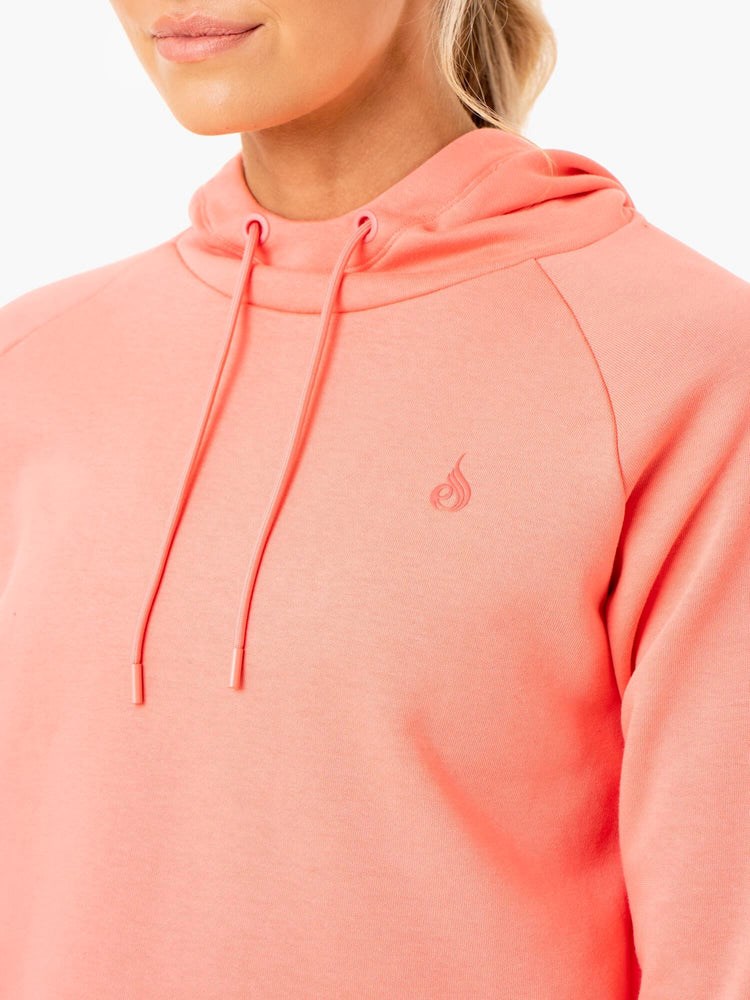 Ryderwear Ultra Pullover Hoodie Korall | TDA-254139