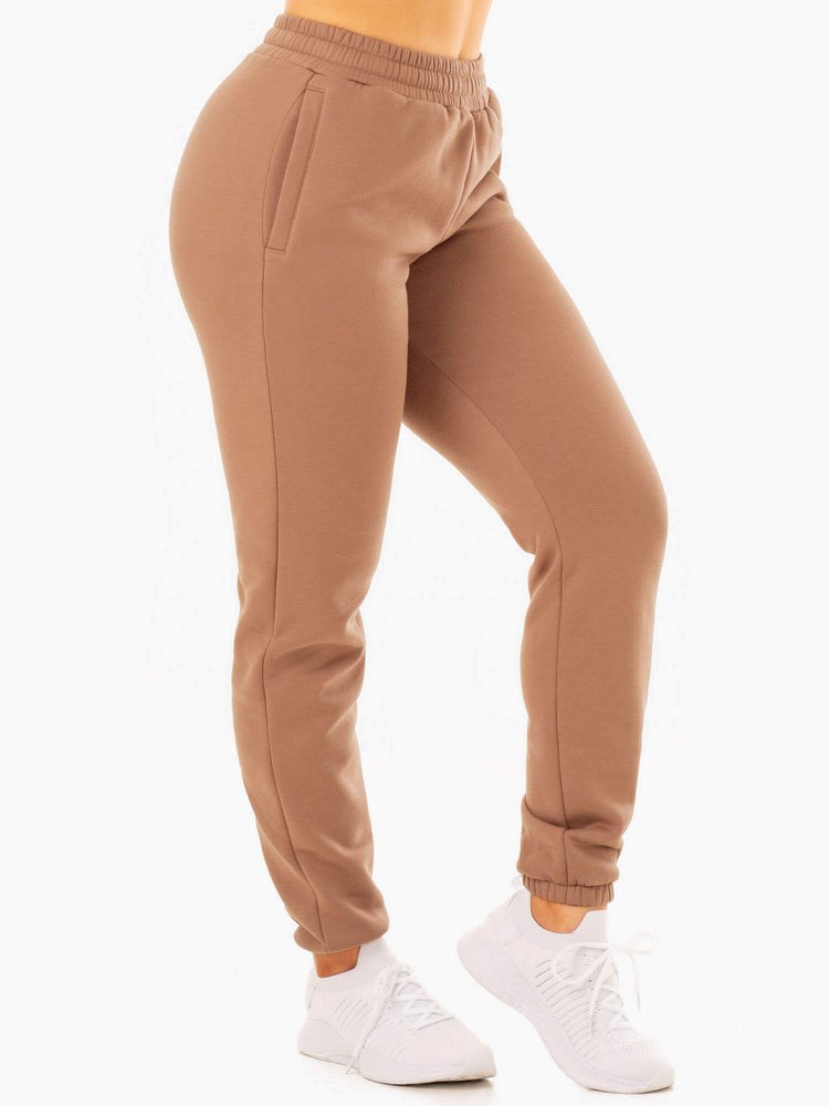 Ryderwear Unisex Track Pants Mocha | RYQ-104658