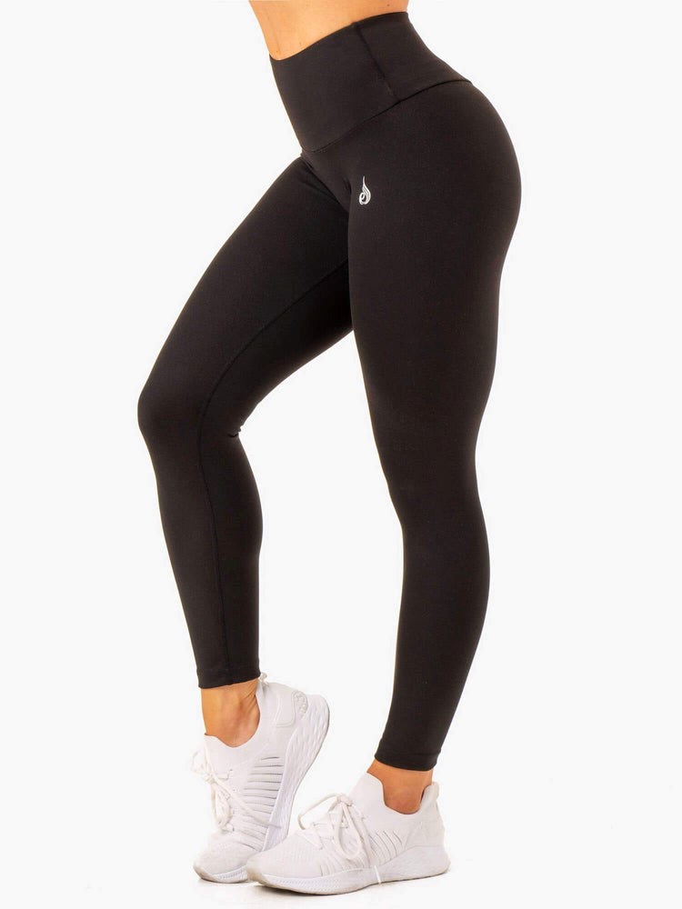 Ryderwear Vital High Waisted Scrunch Leggings Svarta | PXV-934510