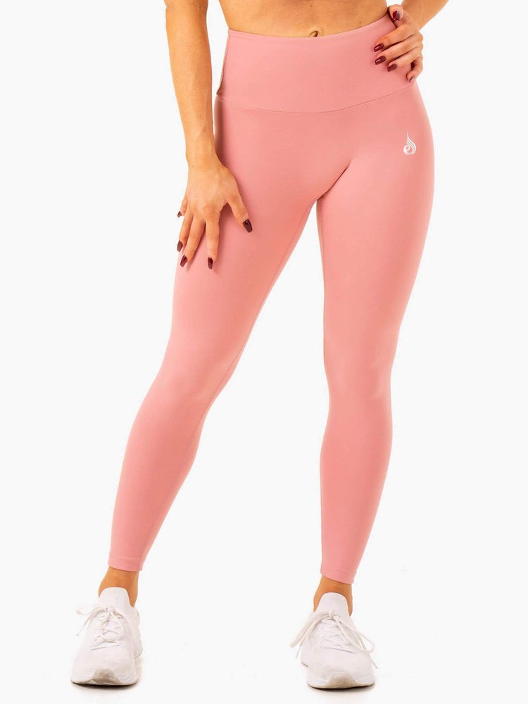 Ryderwear Vital High Waisted Scrunch Leggings Rosa | VDC-952381