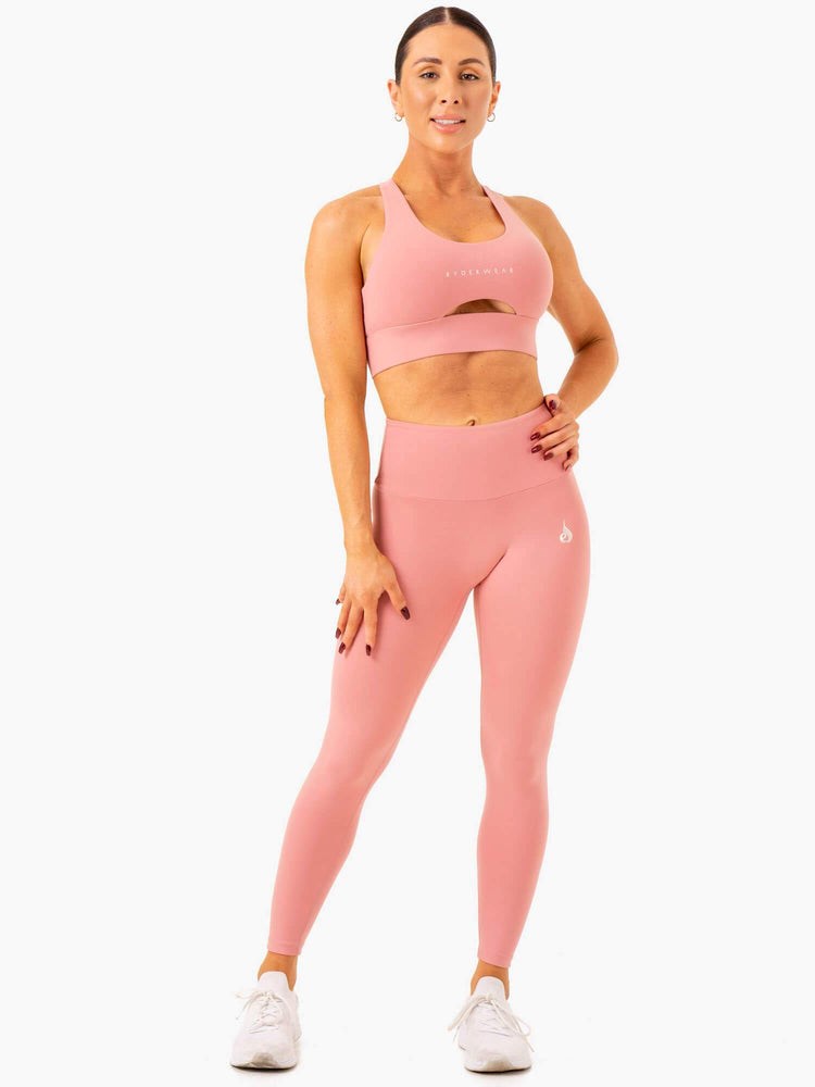 Ryderwear Vital High Waisted Scrunch Leggings Rosa | VDC-952381