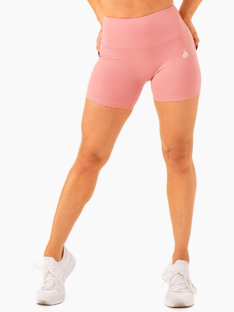 Ryderwear Vital Mid Length Scrunch Shorts Rosa | DAQ-147265