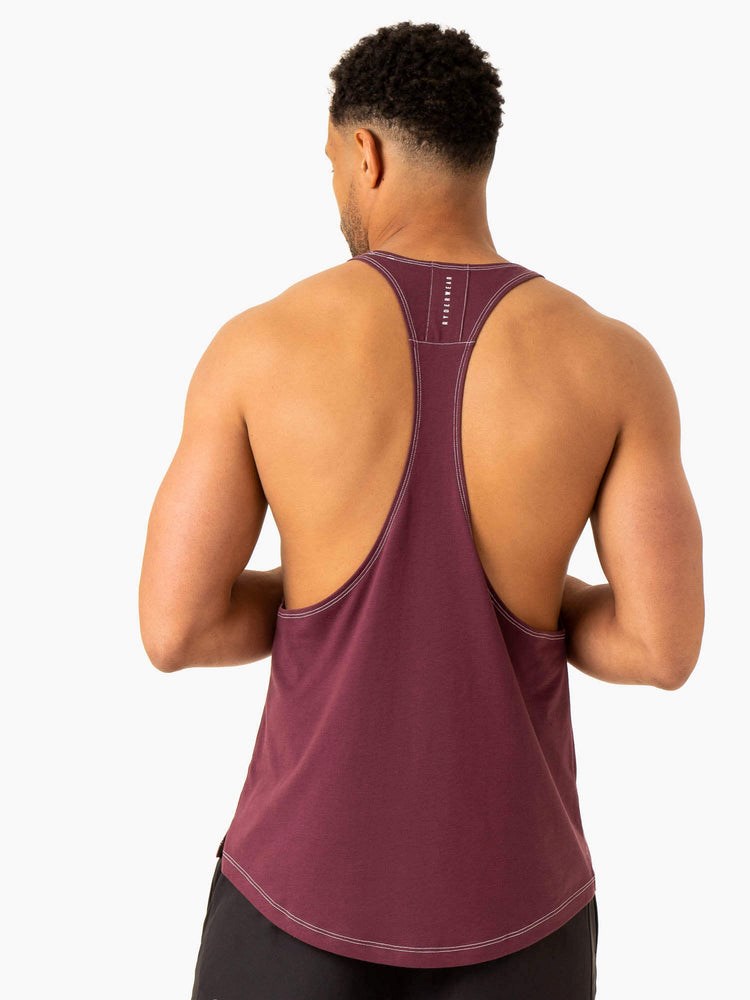 Ryderwear Vital Stringer T-Back Plum | EPF-357024