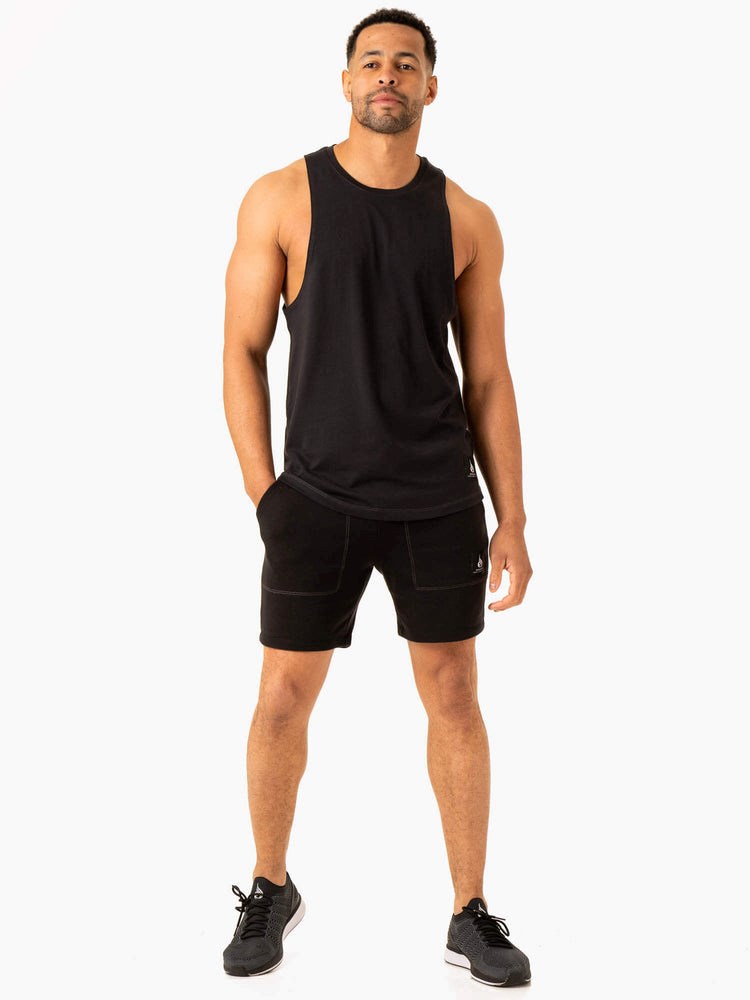 Ryderwear Vital Track Korta Svarta | EZU-743981