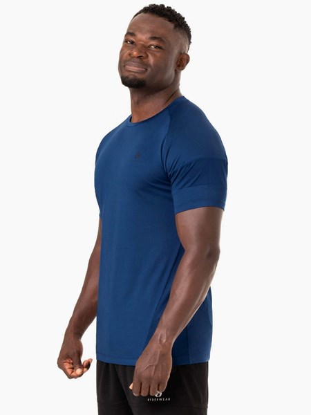 Ryderwear Action Mesh T-Shirt Blå | RJH-381654