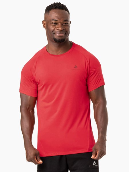 Ryderwear Action Mesh T-Shirt Röda | JUF-104572