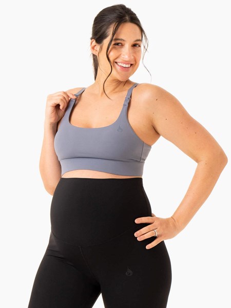 Ryderwear Active Bump Sports Bra Blå | YAV-926378