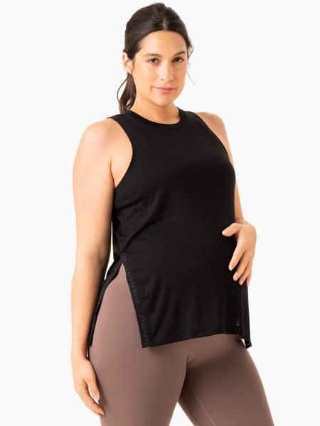 Ryderwear Active Bump Tank Svarta | XIW-852714